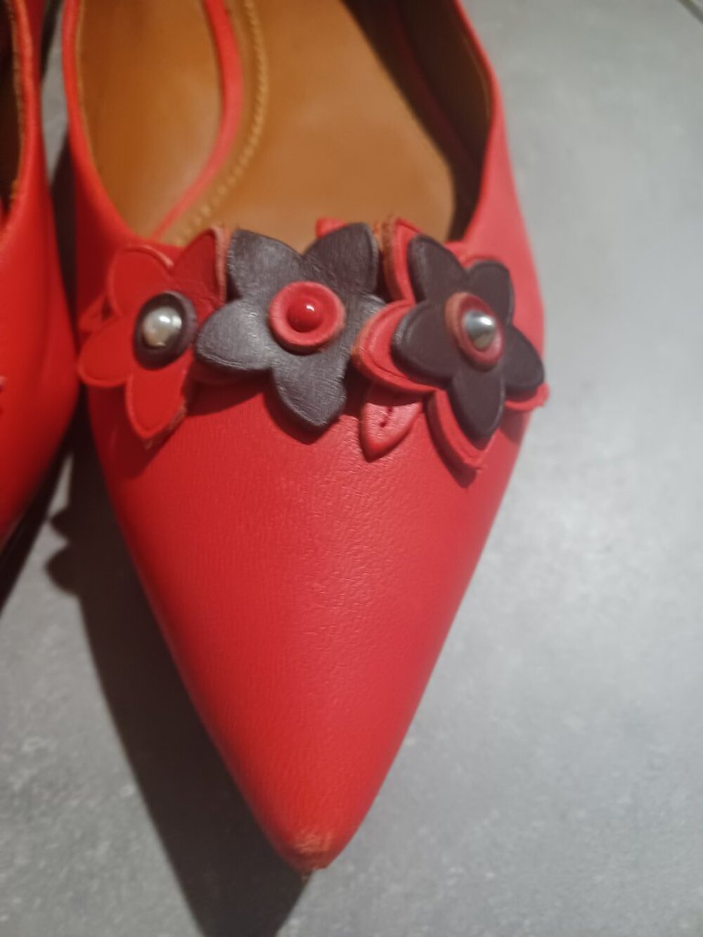 Coach Leather Ballerina Flats Women's Size 11 - Picture 7 of 7